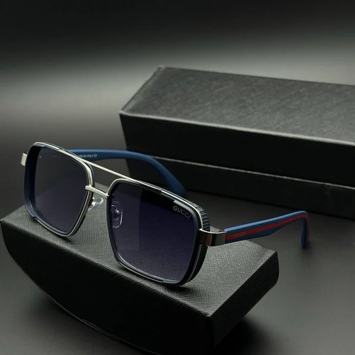عینک آفتابی مردانه و زنانه مارک گوچی بغل دار
